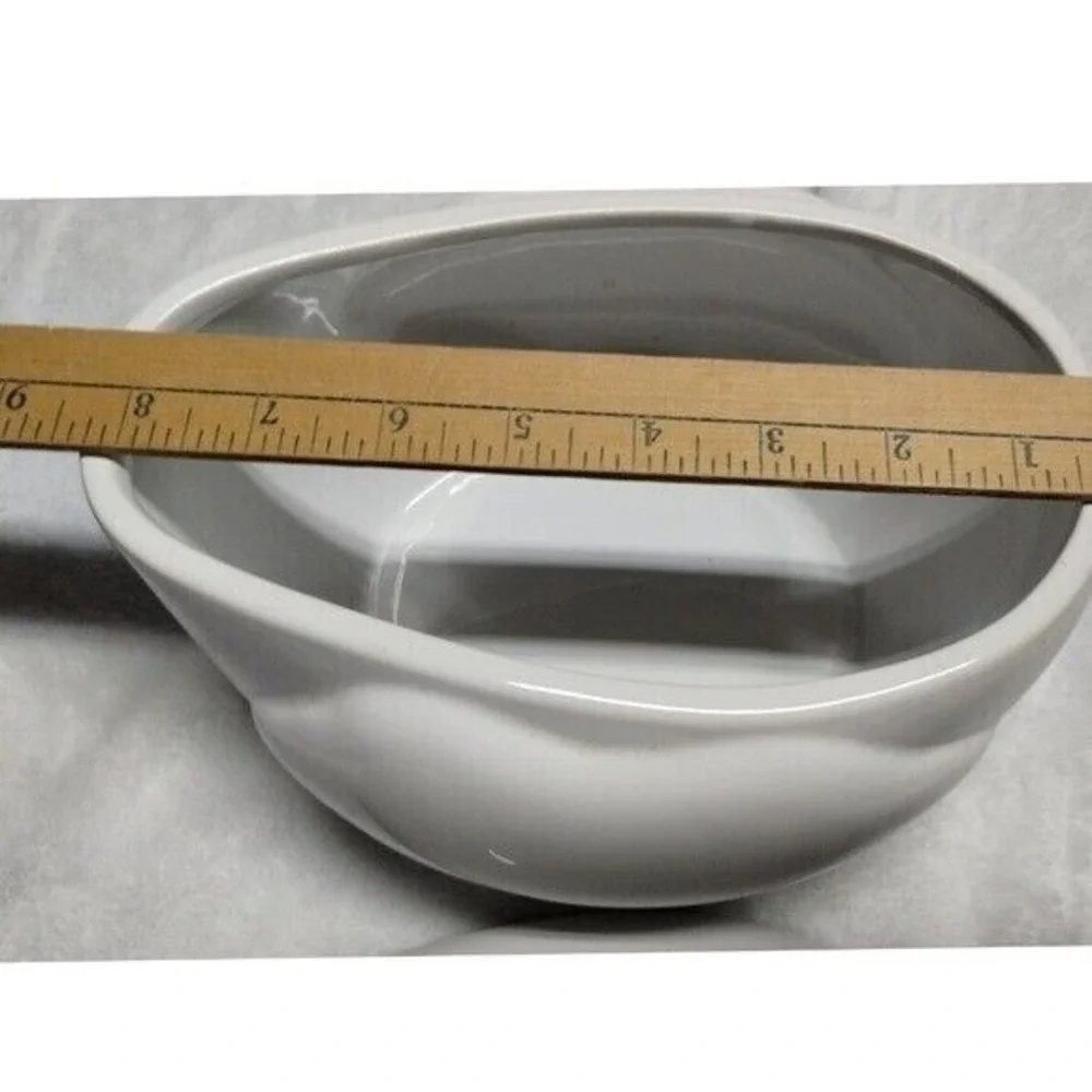 White Ceramic Chicken Hen‎ Lidded Dish Candy Bowl Container Decor Kitchen